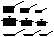 Voir le motif de grille de point de croix en taille relle: casserole,